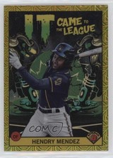 2022 Bowman Chrome Mega Box Gold Mojo Refractor 33/50 Hendry Mendez 0rd2