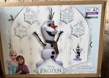 *NUOVO* Disney 4 piedi animato LED Holiday Olaf Frozen Christmas Prop Animatronic