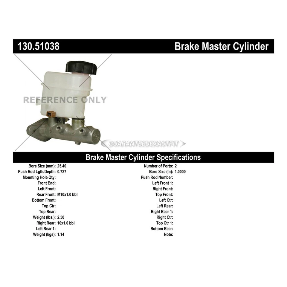 Cilindro maestro de freno centrado TCP para Hyundai Sonata Azera Foto 3 de 3