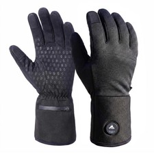Heated Gloves Liner Men Women,Thin Rechargeable Warmer Gloves for Typing