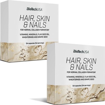 HAIR, SKIN & NAILS - 54-216 Capsules  Beautiful skin, strong nails and full hair
