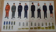 Anschauungstafel Uniformen der NVA