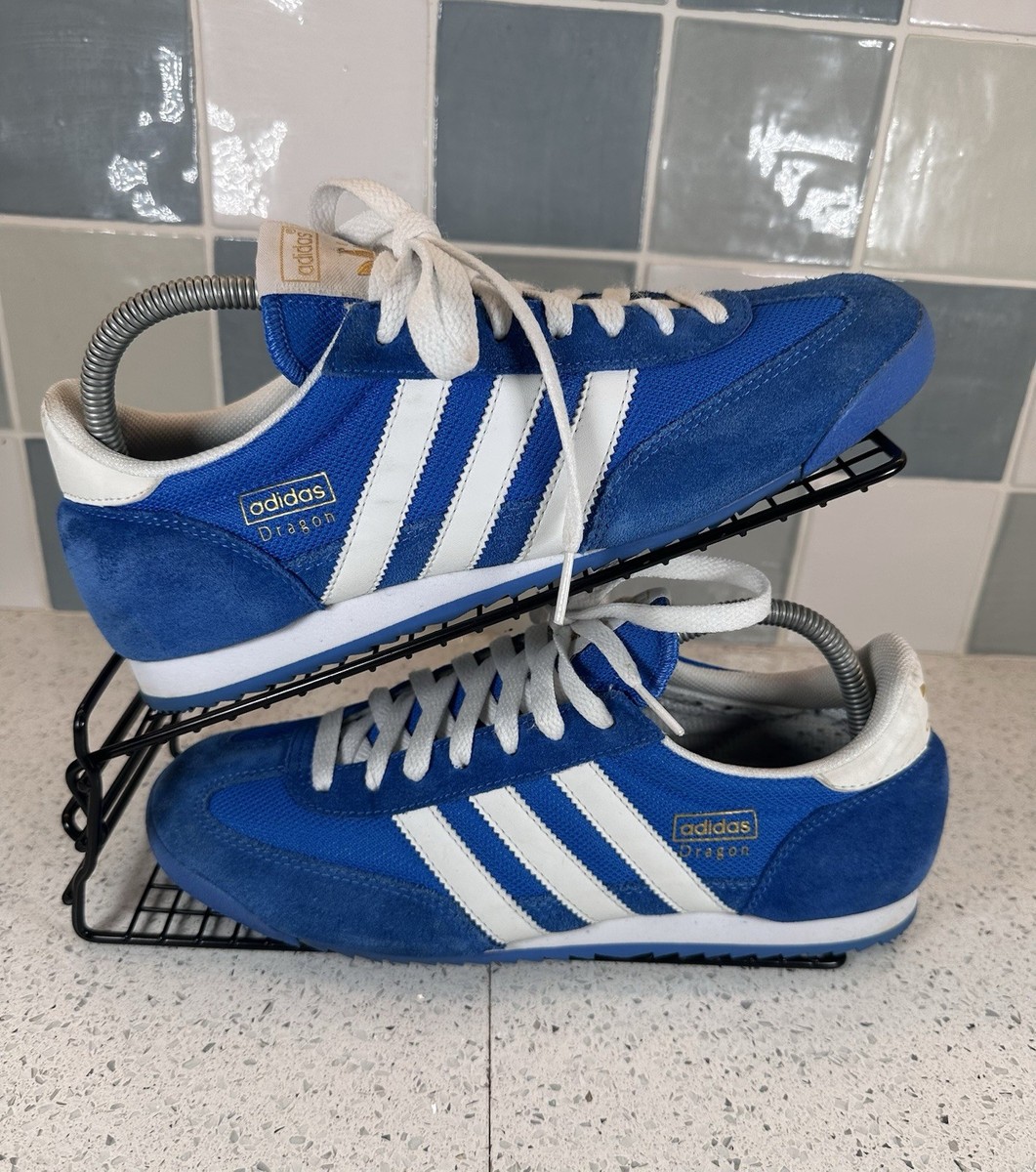 Adidas Originals ® Dragon OG Blue White Suede UK Size 2013