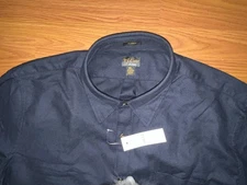 J.Crew Cotton-cashmere Blend Classic Fit Shirt CC100 Dark Navy Blue Size XL New