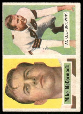 1957 Topps #3 Mike McCormack