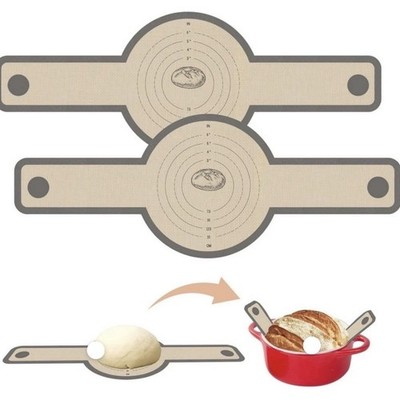 Silicone Bread Sling for Dutch Oven, 2 PCS Non-Stick & Easy Clean Reusable
