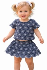 Genuine Kids From OshKosh Embroidered Skirt  Top Set Size 18 Months
