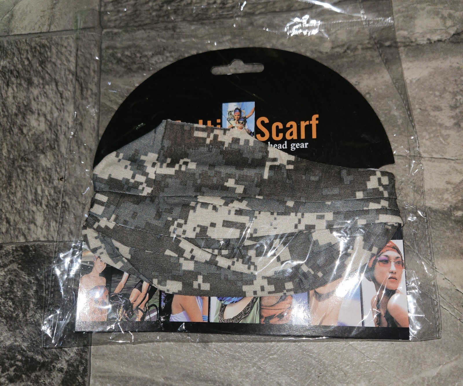 High-Quality Camo Multi-Scarf Sports Headgear BNIB