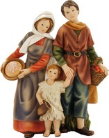 Krippenfiguren Familie Mit Kind 9 Cm Polyresin Deko Set