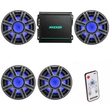 Kicker 4 51MWF104 - MWF 10-Inch Premium Marine Subwoofer free-air 4-ohm ...