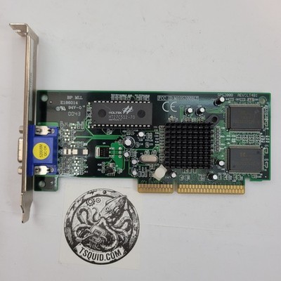 NVIDIA e-TNT2 Vanta LT AGP 8MB Graphics Card SP5200B REV:LT4B1 VGA