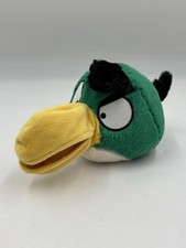 RARE Angry Birds 5" Hal Plush Open Beak Green Toucan Bird 2010 Commonwealth