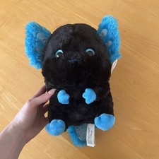 Prize Buddies Bat Plush Stuffed Animal Black Blue Soft Halloween MPN SLX1436
