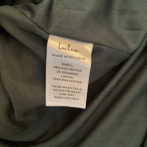 Lulus Ultimate Sweetness Maxi Dress Women's M Emerald Green Flutter Sleeve NWOT - Picture 12 of 12