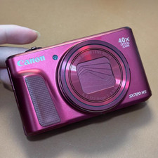 Canon PowerShot SX720 HS Red 20.3MP Camera 40x Optical Zoom, 1080p Video