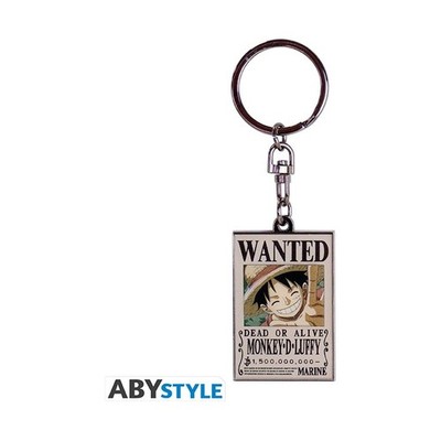 Abysse: One Piece - Wanted Luffy Keychain - 3D-Schlüsselanhänger #ABYKEY390