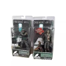 NECA Redfield Hunk Zombie With Dog Licker And Walker  Action Figure Model Toys