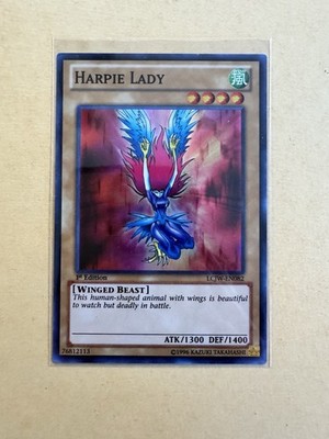 Yu-Gi-Oh TCG Harpie Lady 1st Edition Super Rare Card LCJW-EN082