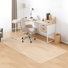 Kuyal Clear Chair mat for Hardwood Floor 46 x 72 inches Transparent Floor Mat...