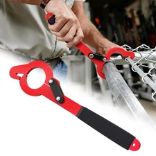 Chain Link Fence Stretcher Tool, Fits 2-3/8" OD Posts, Wire Puller Stretcher & F