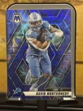 2025 Panini Mosaic - David Montgomery #228 Blue Scope Prizm