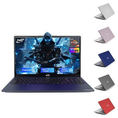 NIMO 15.6'' IPS FHD-Laptop, AMD Ryzen 5, 16GB RAM 512GB SSD 4 Cores Up to 3.7GHz