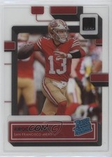 2022 Panini Clearly Donruss Rated Rookie Brock Purdy #99 1e7l