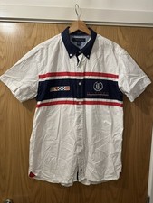 Vintage 90s Tommy HILFIGER ShortSleeve Shirt Size L