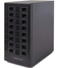 Syba 8-Bay SATA to USB 3.0 Hard Drive JBOD Enclosure Not RAID   Used