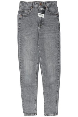 bershka Jeans Damen Hose Denim Jeanshose Gr. EU 34 Grau #uj97mbo