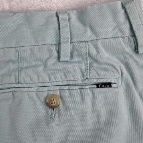 POLO RALPH LAUREN Men's Green Stretch Slim-Fit Chino Shorts Size 42 - Picture 3 of 11