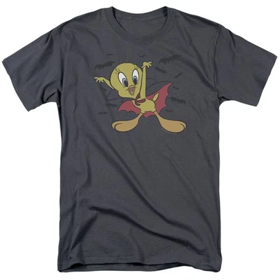 Looney Tunes - Vampire Titi - Unisexe Adulte T-Shirt - Gris - Photo 1/2