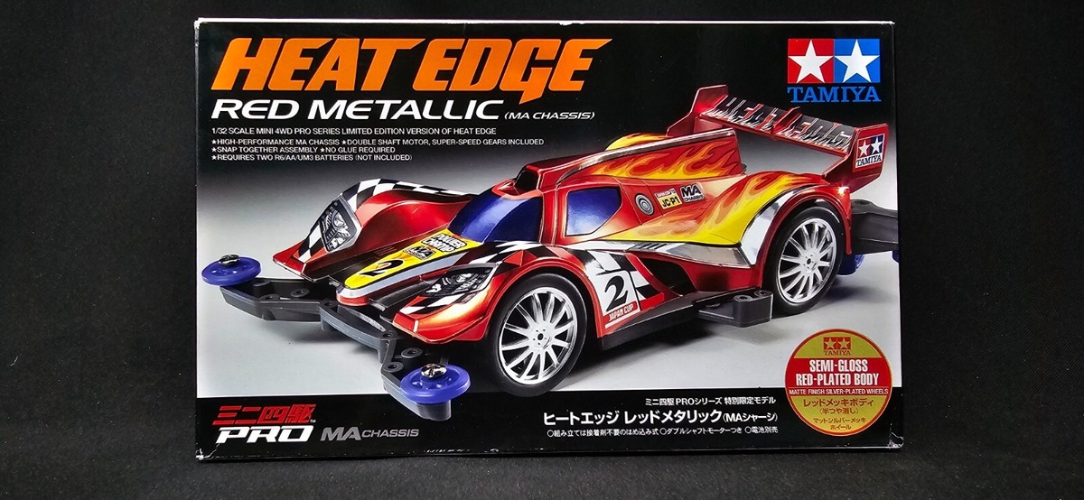 ヒートエッジ　レッドメタリック　ミニ四駆PROシリーズ　特別限定モデル　タミヤ ヒートエッジ レッドメタリック ミニ四駆PROシリーズ 特別限定モデル