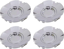Set of 4 Chromed Wheel Hub Center Caps 20 Inch for 2004-2007 Chevrolet Silverado