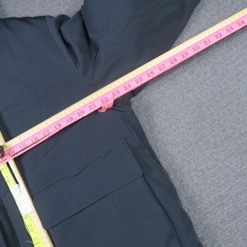 ROXY Women Puffer Jacket Medium 10(AU) Black This Time Puffer Snap Winter RP$159 - Picture 4 of 10
