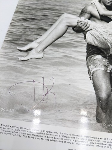 RAR Dayton Ka'ne Kane Schauspieler "Hurricane" 1979 handsigniertes 8x10 Foto - Bild 3 von 5