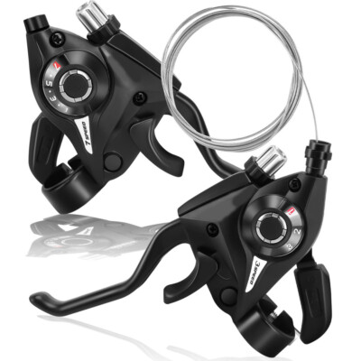Für Shimano Schalt-Bremshebel EF51 3x7 Schalthebel 21 Gang V-Brake Set 3/7 fach