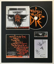 THE PRODIGY - Signed Autographed - INVADERS MUST DIE - Album Display
