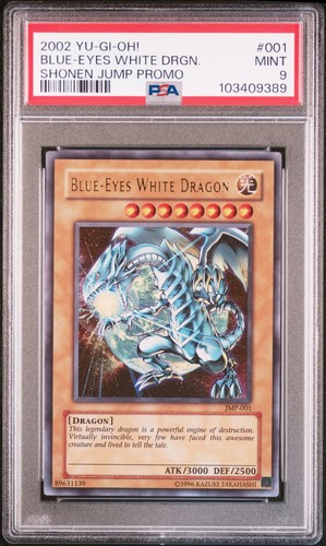Yu-gi-Oh! Blue Eyes White Dragon 2002 JMP-001 Shonen Jump Promo | PSA 9