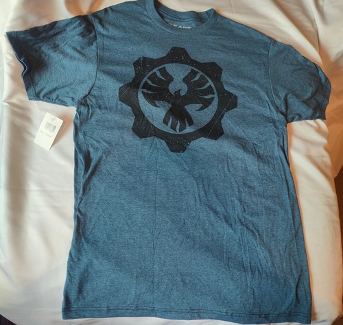 Gears of War 4 Fenix Logo Herren Medium T-Shirt blau grau NEU mit Etikett lizenziert - Bild 2 von 6