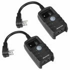 Dewenwils Outdoor Light Timer Countdown Photocell Electrical Outlets 2 Pack