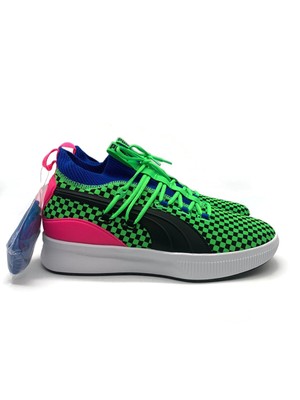 fluorescent green basketball shoes