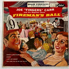 Joe "Fingers" Carr & Ragtime Band - Fireman's Ball - 7" Capitol EAP 1-527 VG