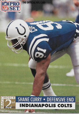 1991 Pro Set - 2nd Round Draft Choice #769 Shane Curry (RC)