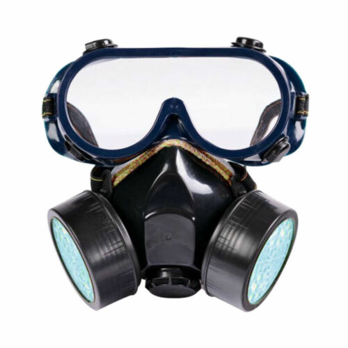 Lackiermaske Fullmaske Gasmaske für Aktivkohle-Atemschutzmaske mit Staubmaske DE
