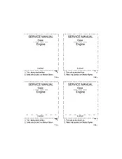 CASE CDC ENGINE CASE COMPLETE SERVICE MANUAL