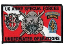 Large Underwater Operations School US Special Forces - HOOK Diver Down - "SFUWO"