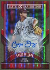 2015 Elite Extra Edition Aspirations Die Cut - #105 Grayson Long (055/100) AUTO