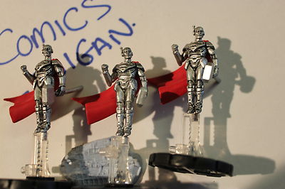 DC HeroClix Origin #67#68#69 Steel r/e/v 3 Figuren