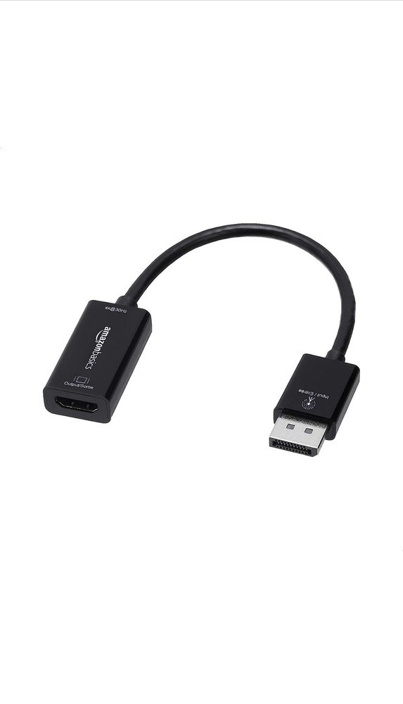 DisplayPort to HDMI 4K 30Hz Adapter for Ultra HD Video